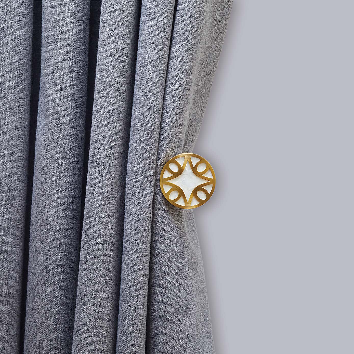 Mix and Match Pretty Boho Brushed Gold Curtain Dresser