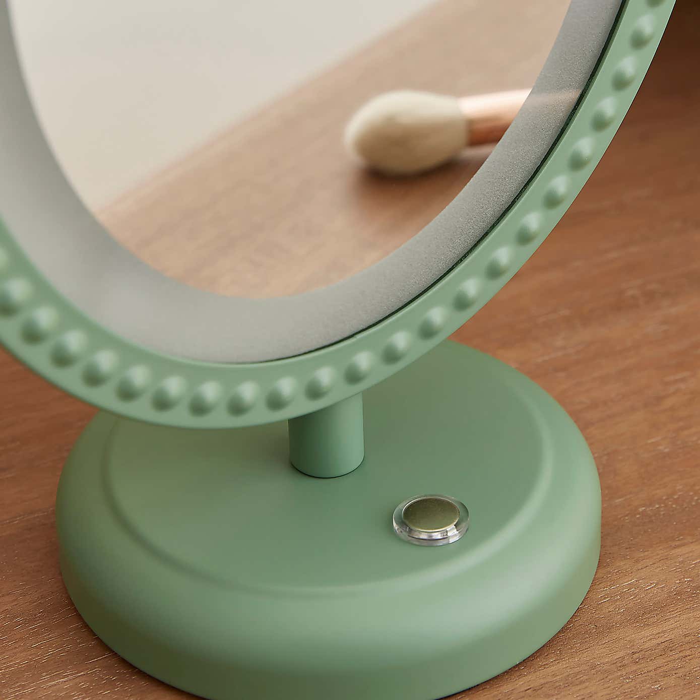 Bobbin Oval Touch Dimmable Light Up Dressing Table Mirror