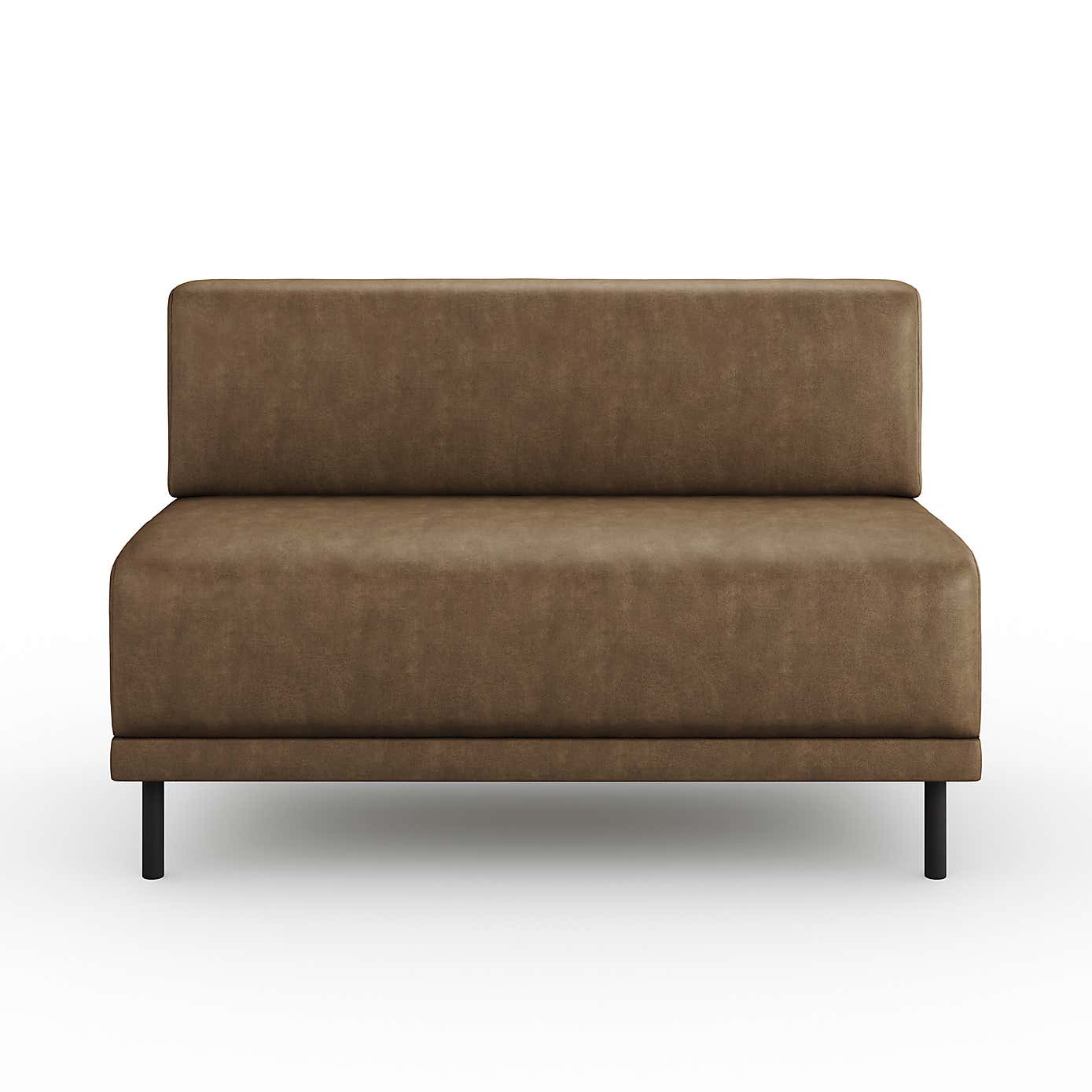 Mae Long Dining Bench, Faux Leather