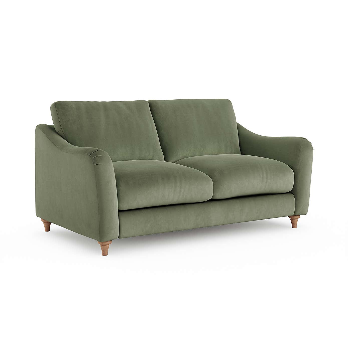 Hattie Matte Plush Velvet 2 Seater Sofa