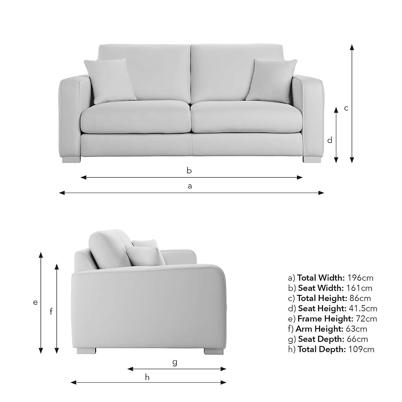 Carson Tonal Boucle 3 Seater Sofa