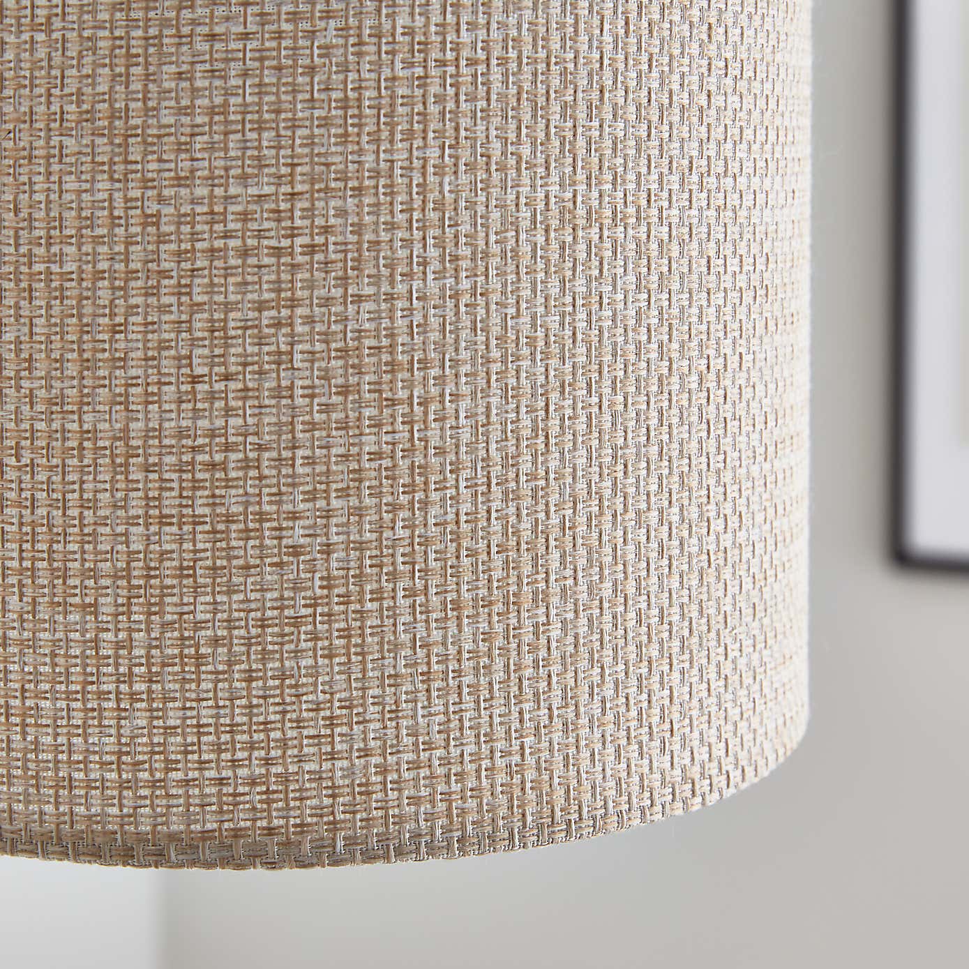 Barkweave Easy Fit Drum Lamp Shade