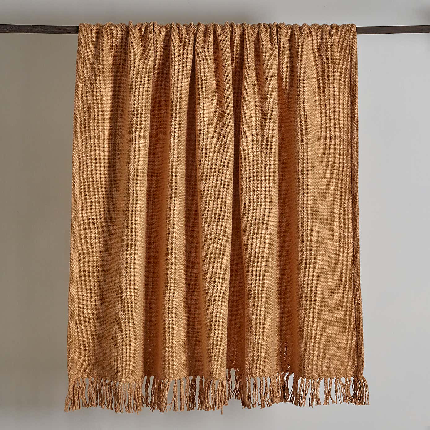 Aris Cotton Weave Black Throw