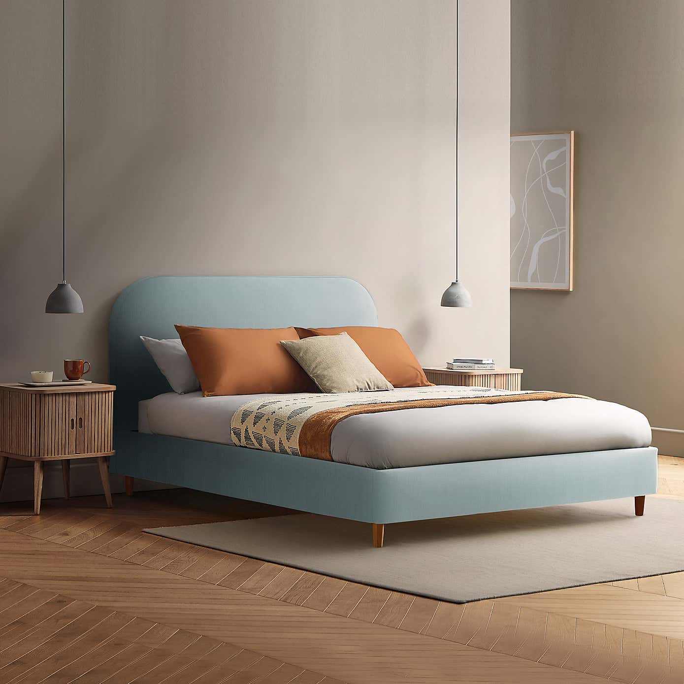 Silentnight Fara Bed Frame, Woven