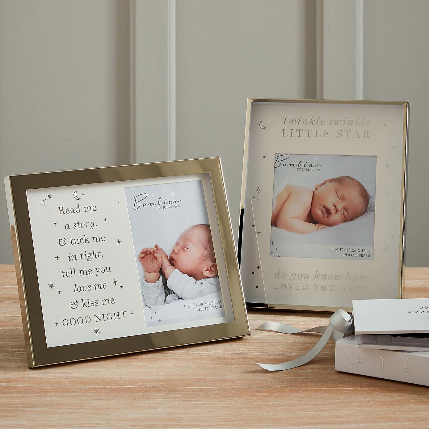 Bambino Metal Plated Read Me A Story Photo Frame