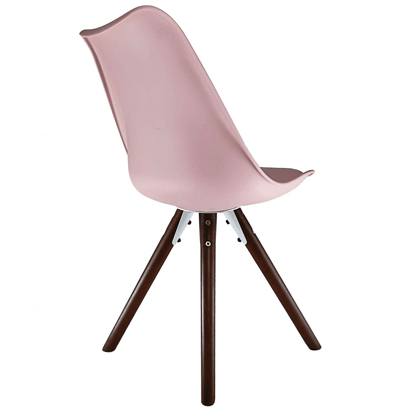 Fusion Living Soho Plastic Dining Chair with Pyramid Legs