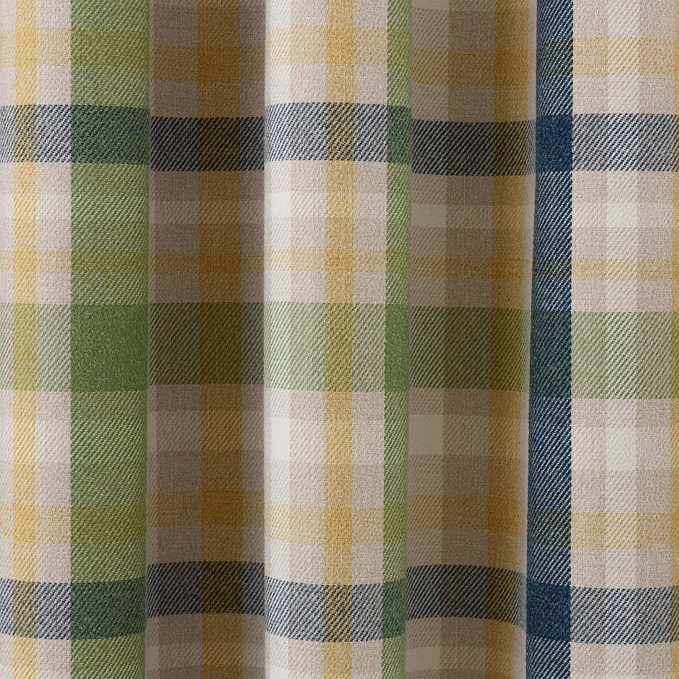 Kempton Check Eyelet Curtains