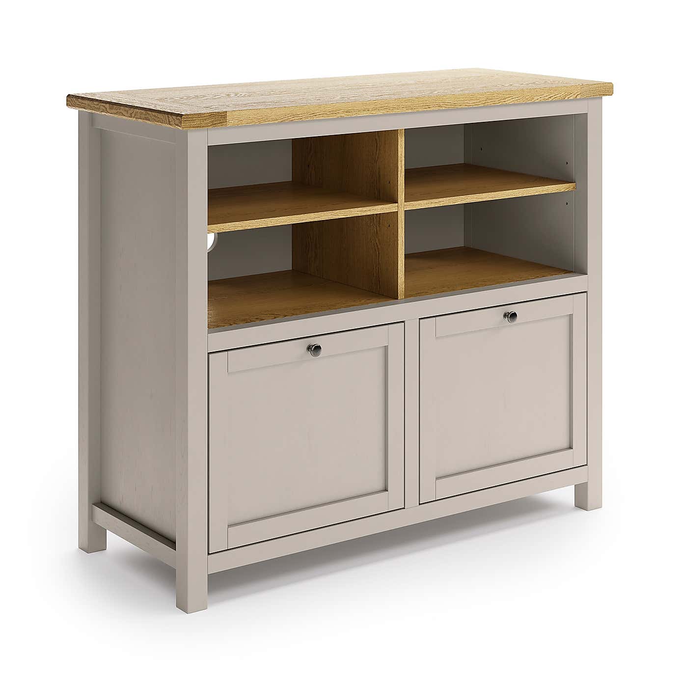 Olney Compact Storage Cabinet, Stone