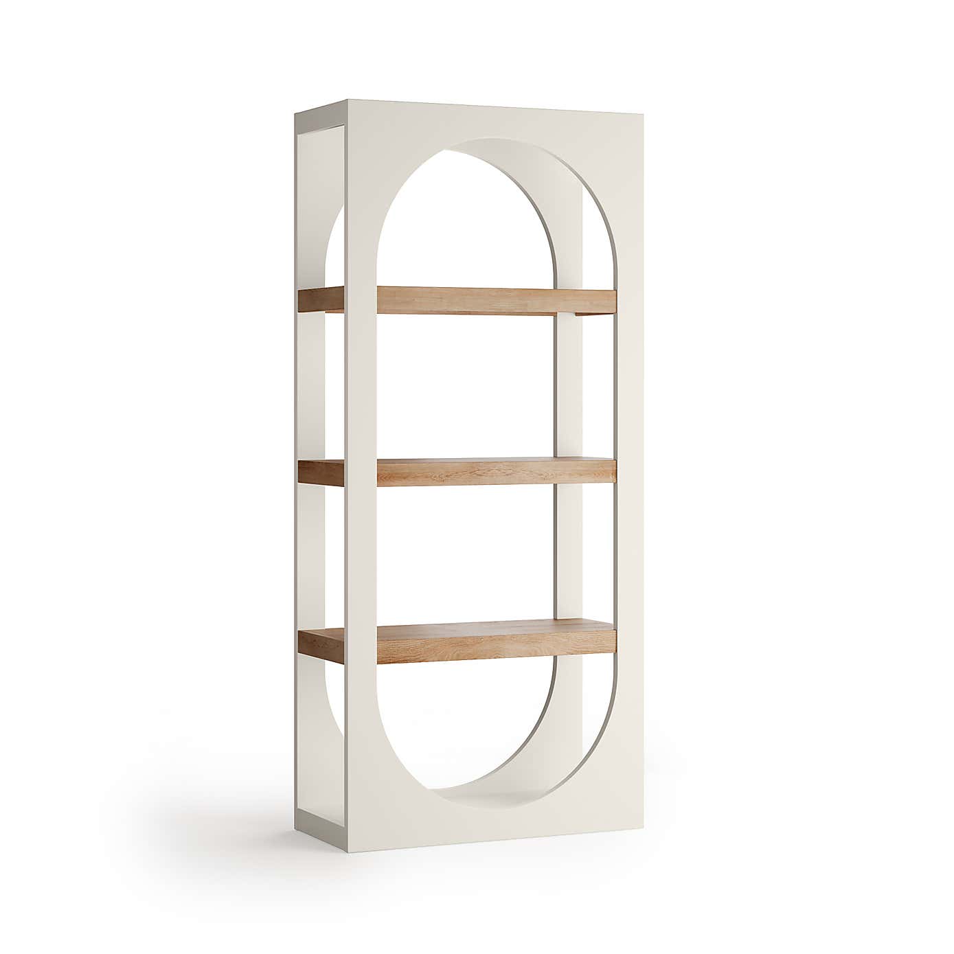 Albourne Tall Bookcase, Oak Effect