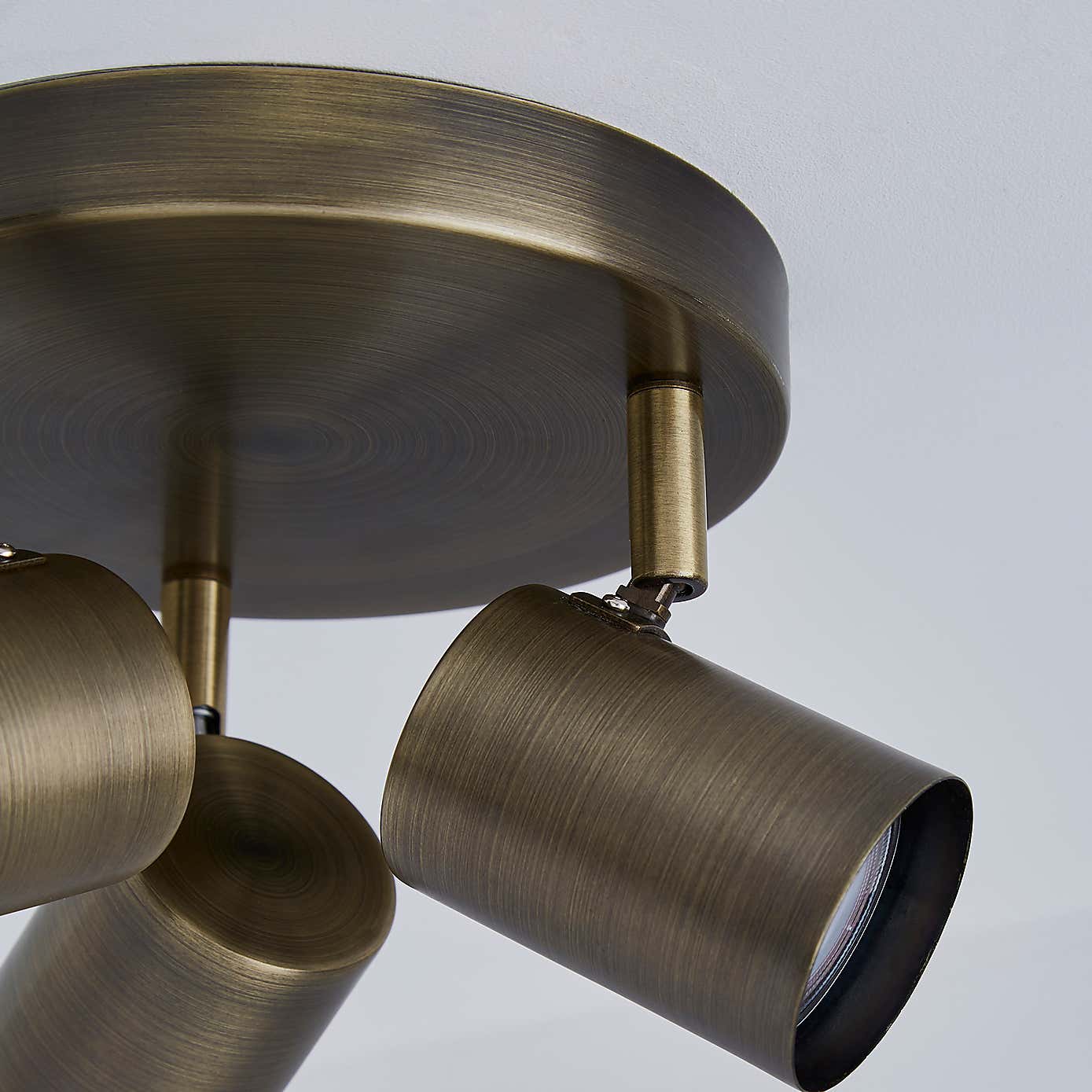 Newark 3 Light Antique Bronze Spotlight