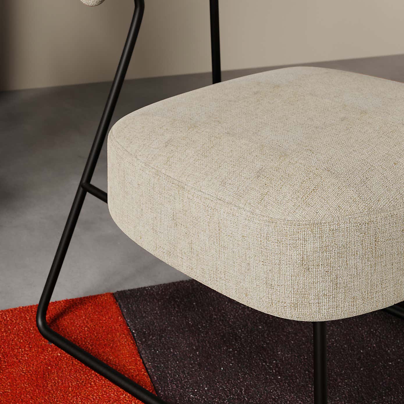 Percy Textured Weave Accent Chair