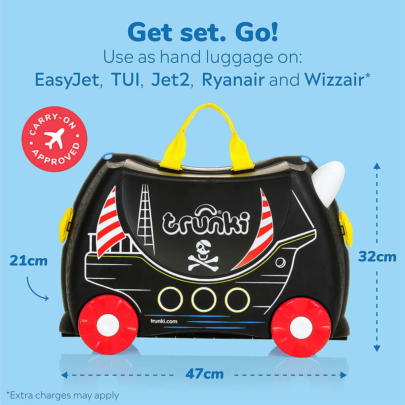 Trunki Pedro the Pirate Ride On Suitcase