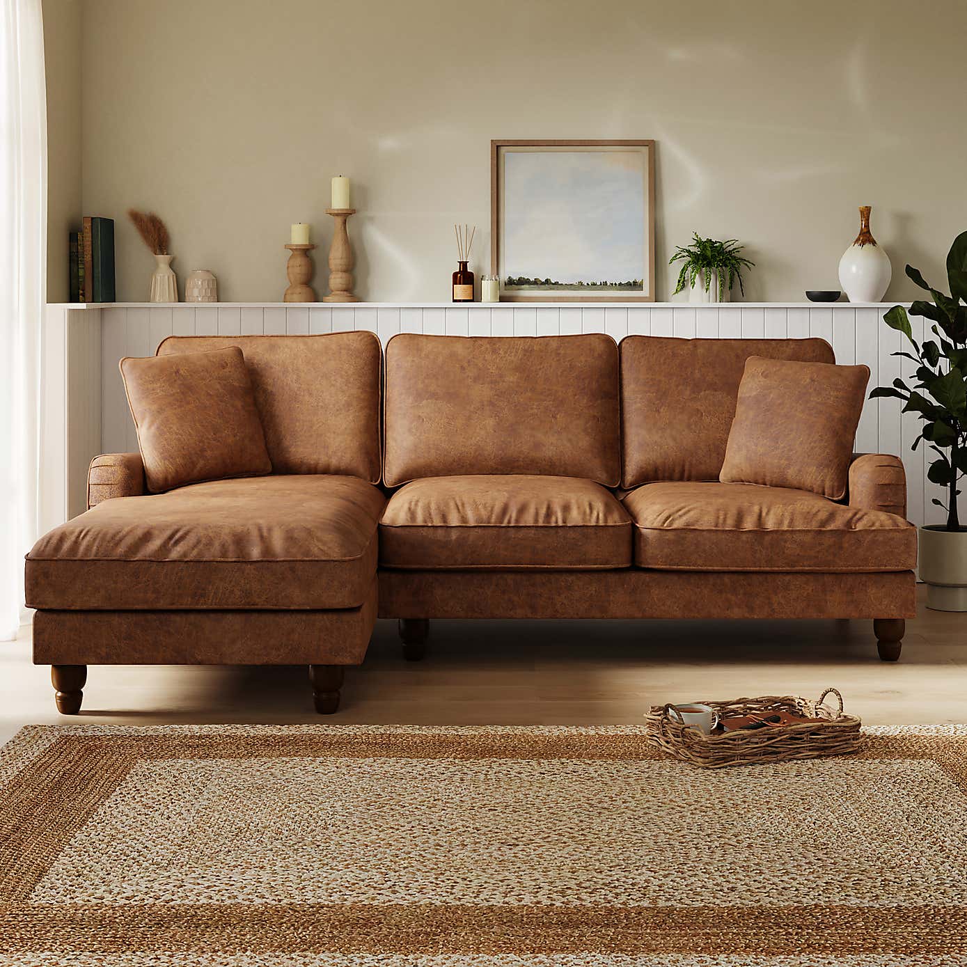 Relaxed Faux Leather Fabric Sample