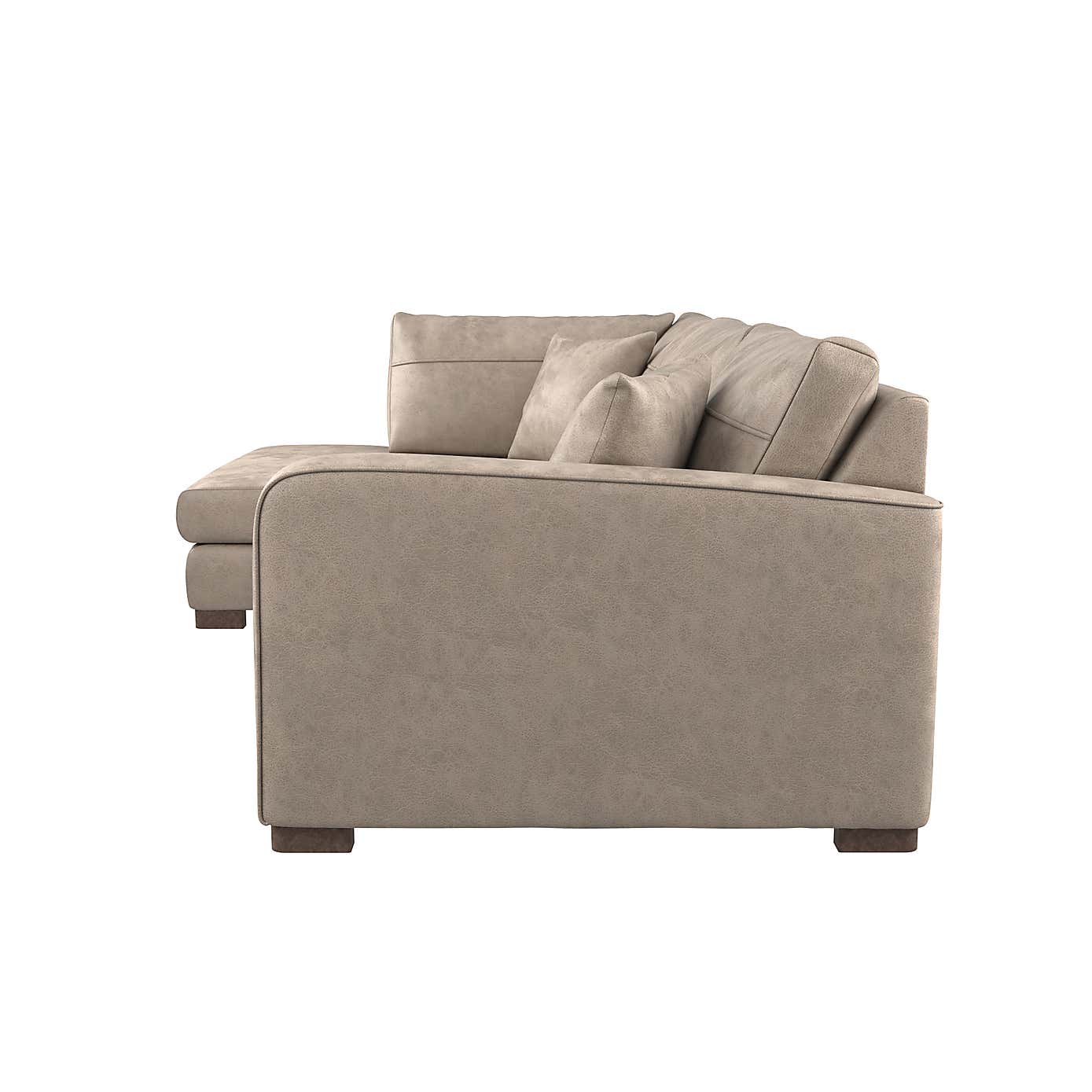 Carson Faux Leather Right Hand Corner Sofa