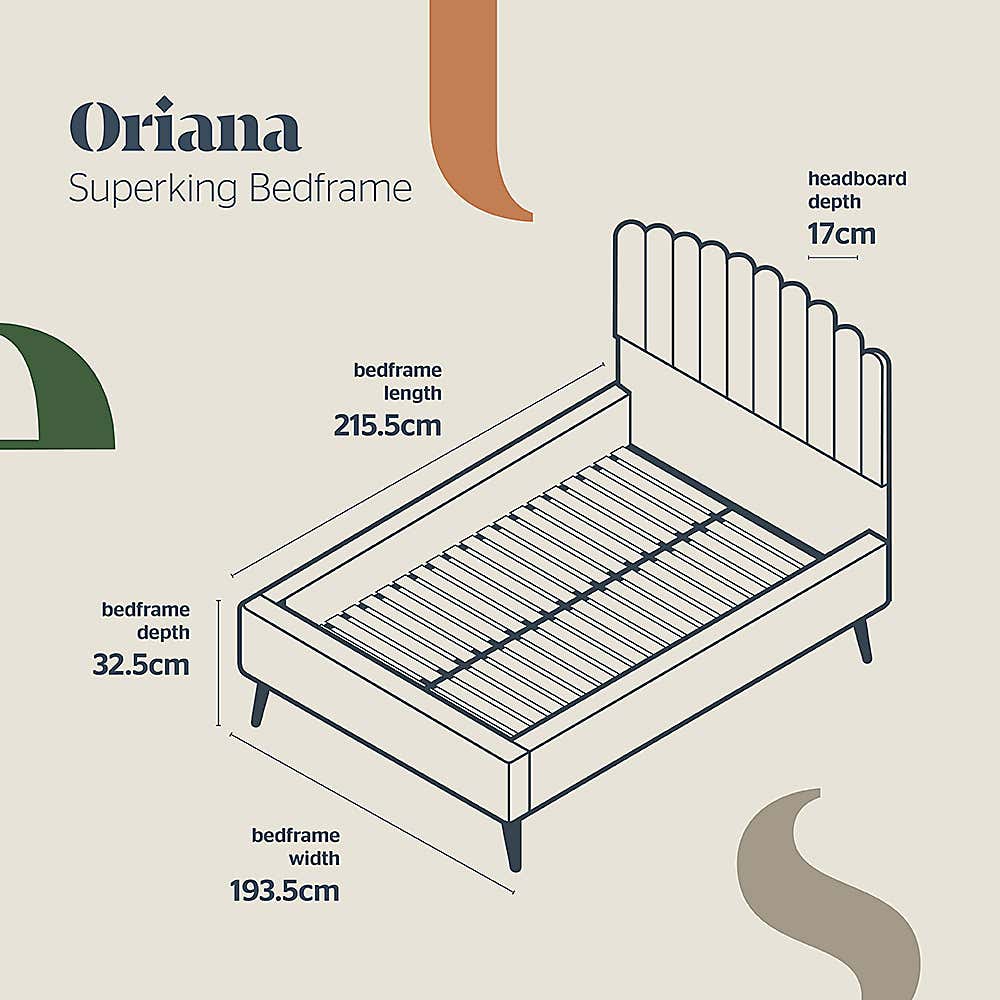 Silentnight Oriana Bed Frame, Velvet