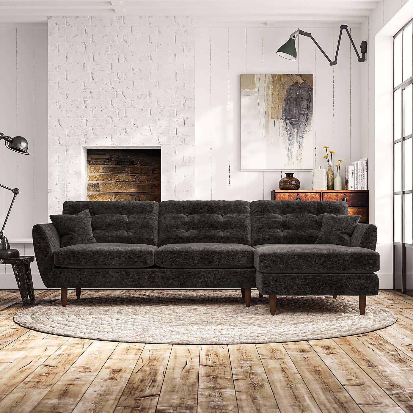 Anders 4 Seater Corner Chaise Sofa