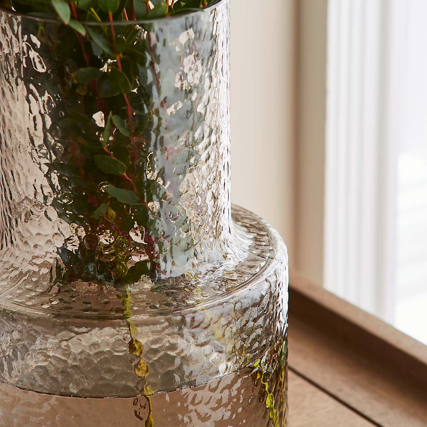 Glass Floor Vase