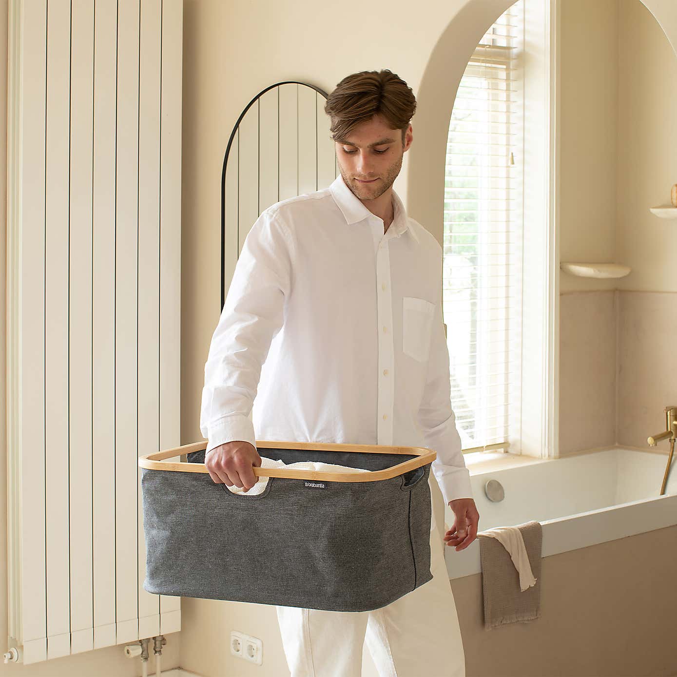 Brabantia 40L Foldable Laundry Basket