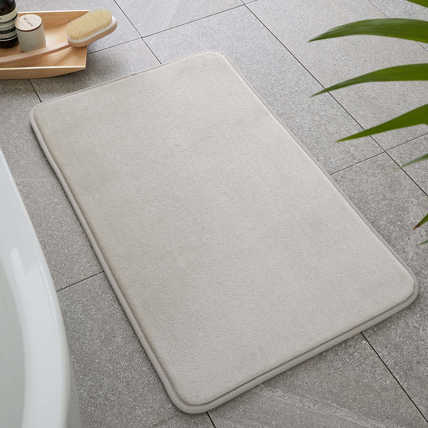 Catherine Lansfield Anti Bacterial Memory Foam Bath Mat