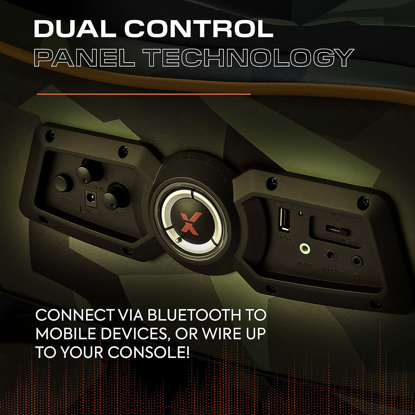 X Rocker Covert Ops 2.1 Gaming Pedestal Chair