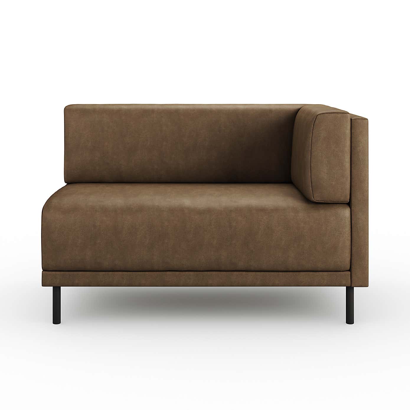 Mae Corner Dining Bench, Faux Leather