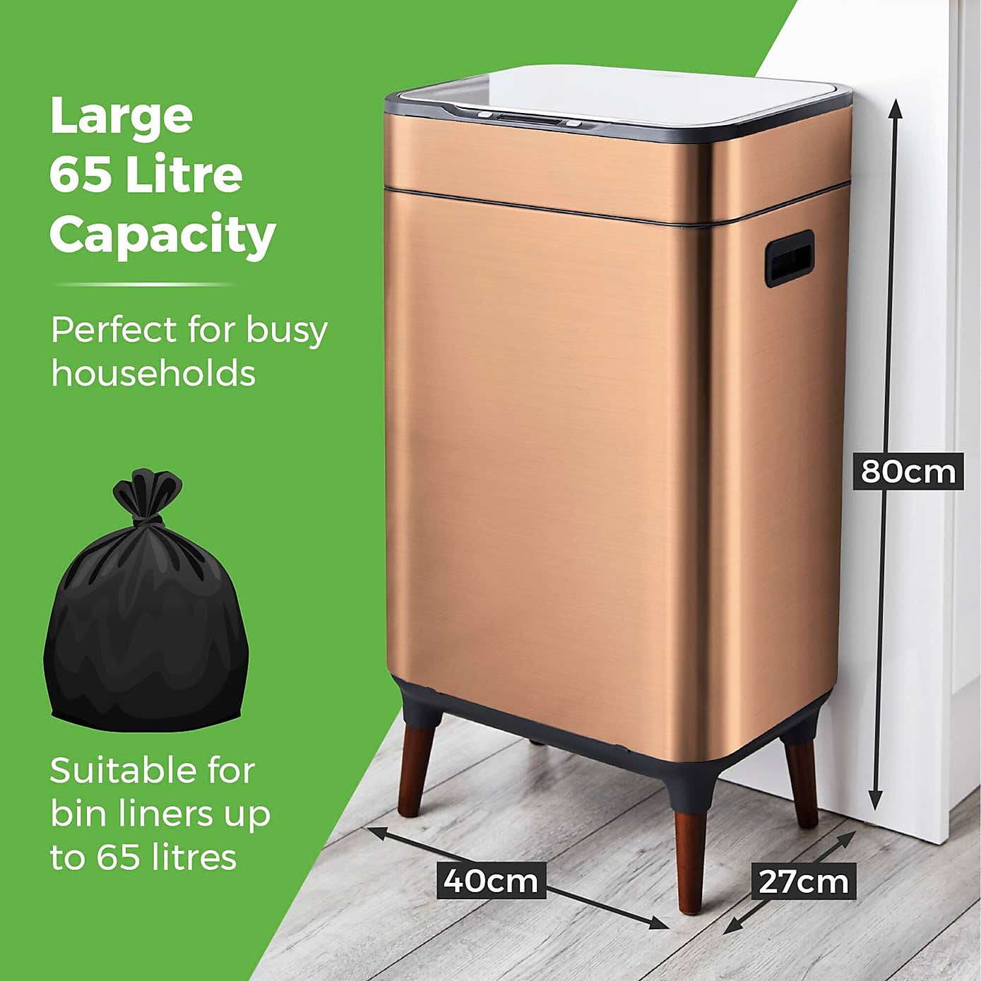 Tower 65L Ozone Sensor Bin
