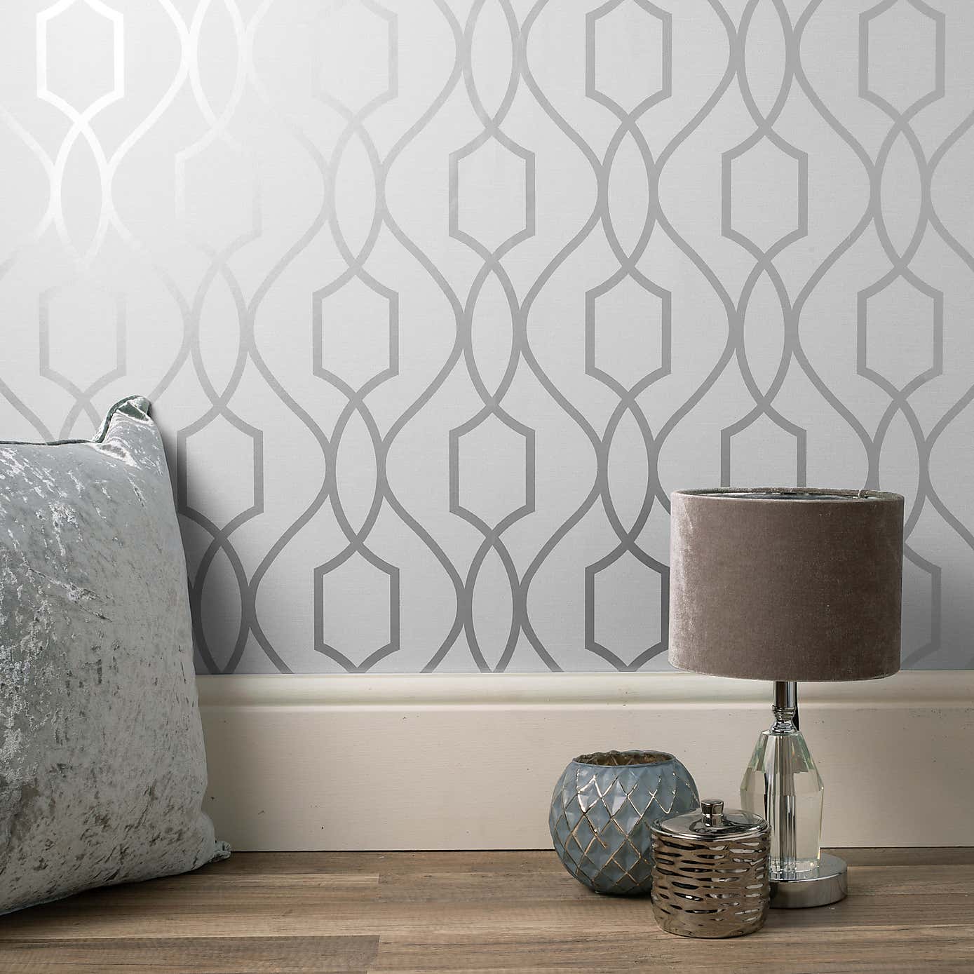 Apex Trellis Sidewall Wallpaper