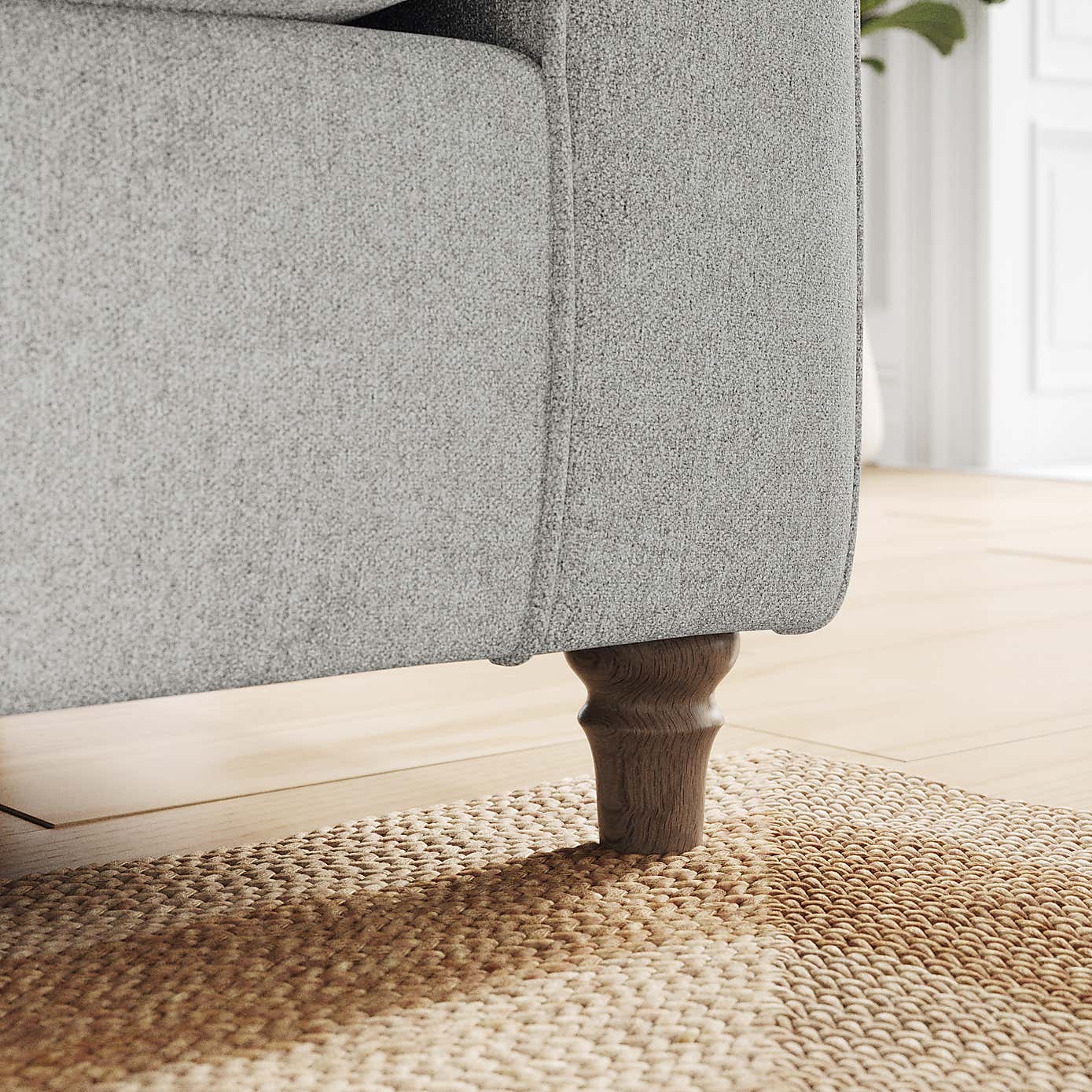 Flori 2 Seater Sofa, Soft Chenille