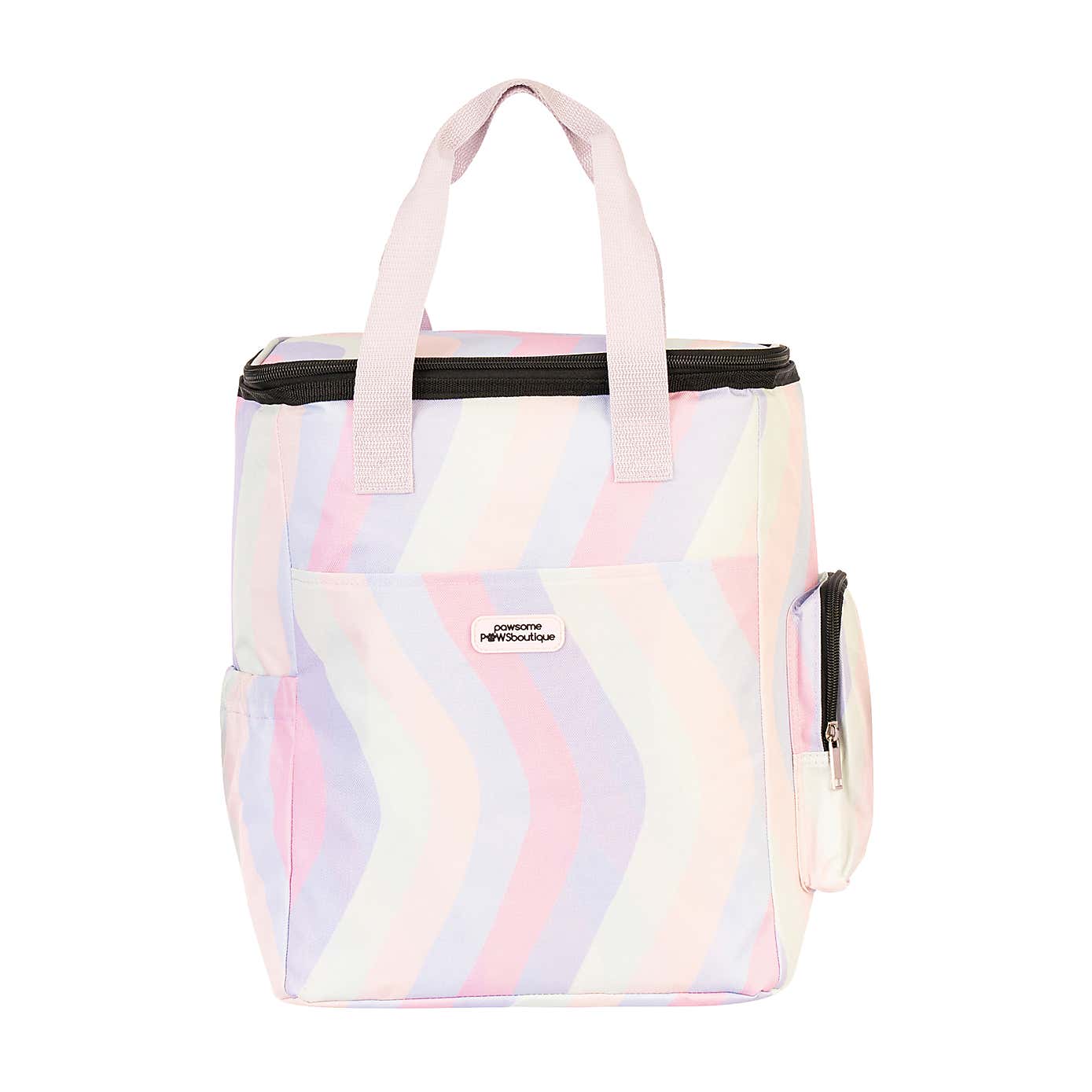 Pastel Swirl Travel Backpack with 2 Storage Bags