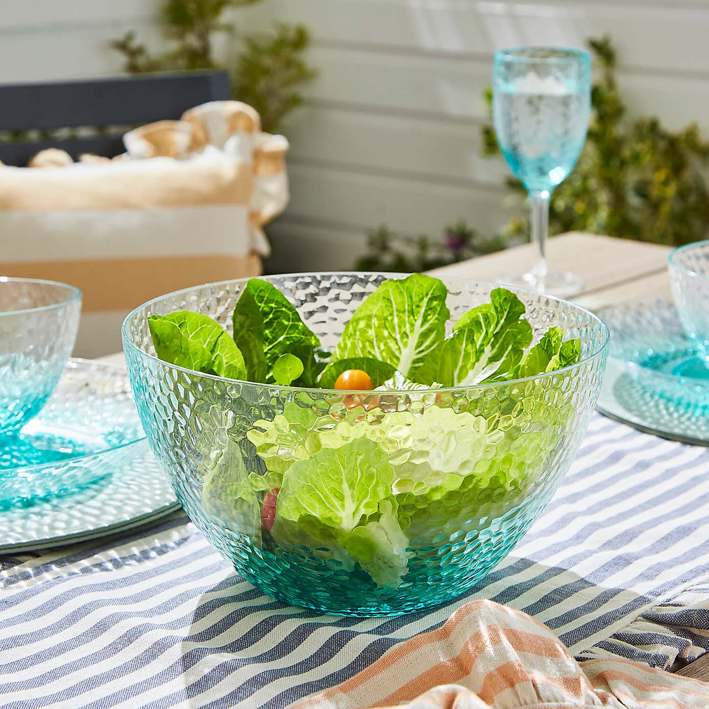 Ripple Acrylic Large Bowl