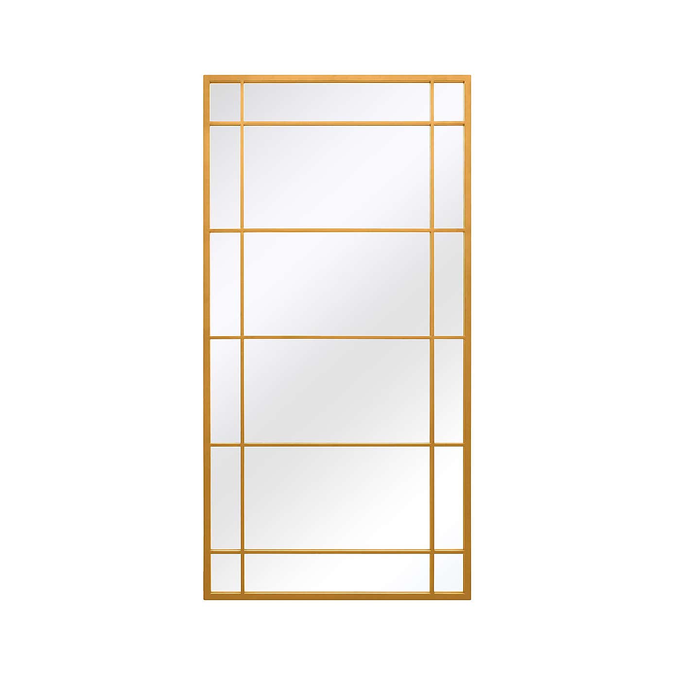 The Tabula Window Leaner Wall Outdoor Garden Mirror