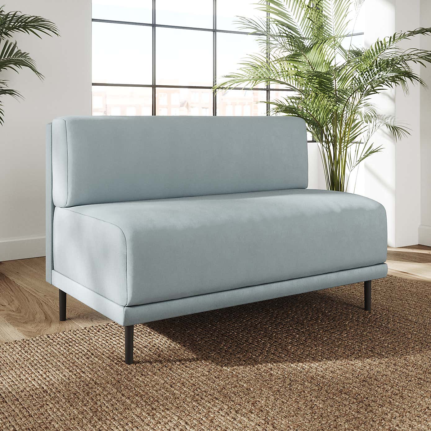 Mae Long Dining Bench, Vintage Velvet