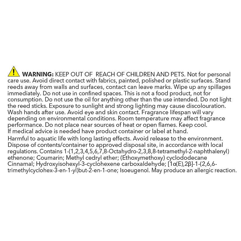 Amber and Tonka Diffuser Refill