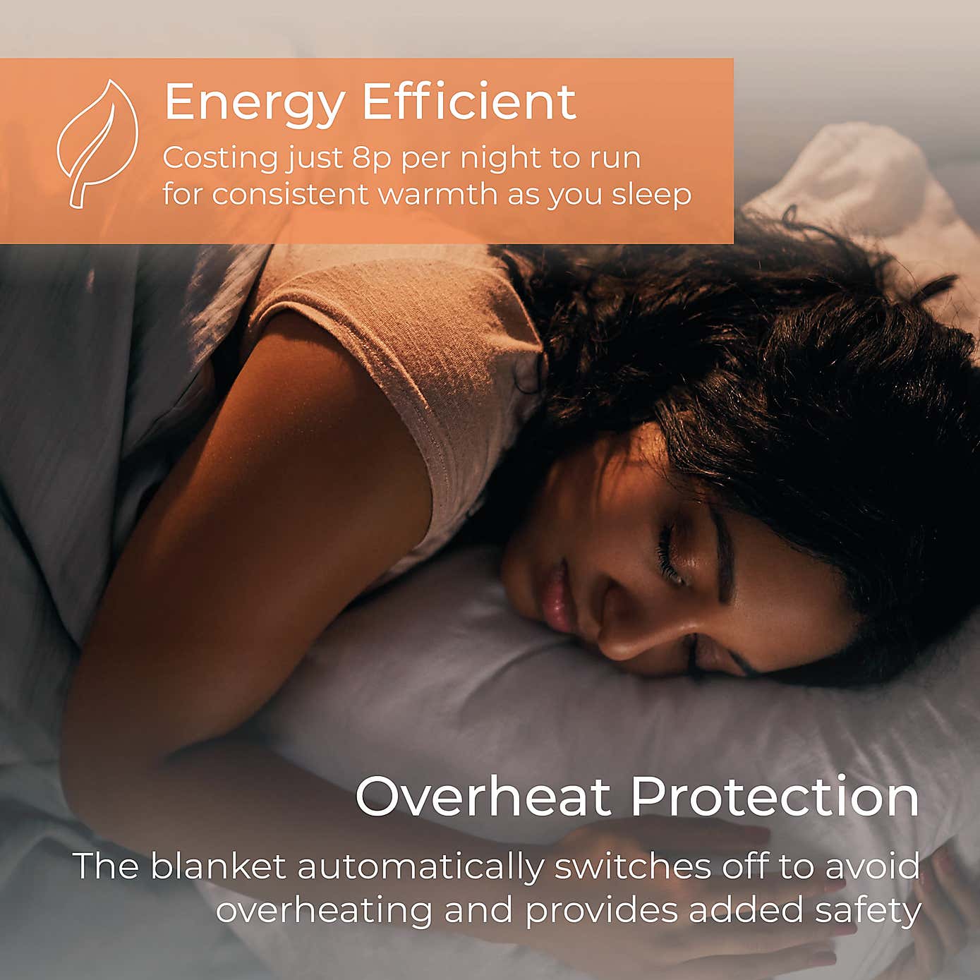 Full Size Single Heated Under Blanket