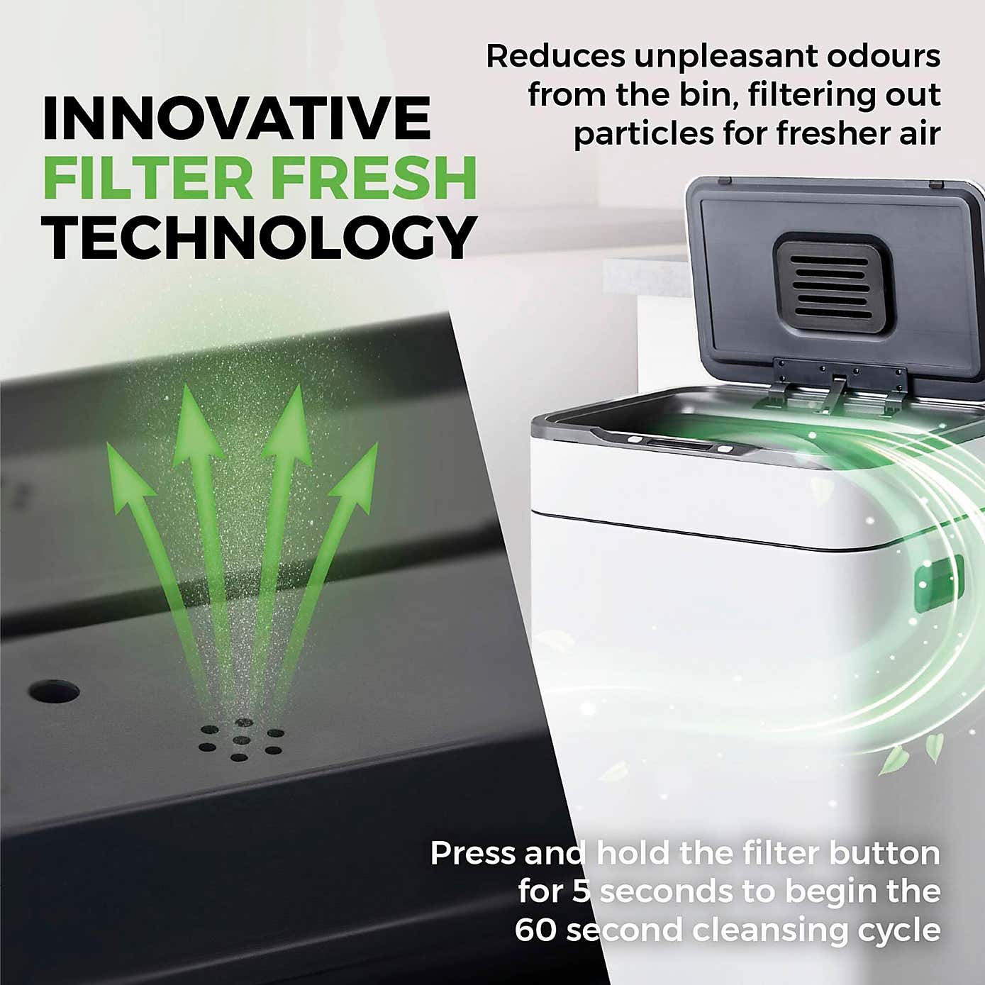 Tower 65L Ozone Sensor Bin