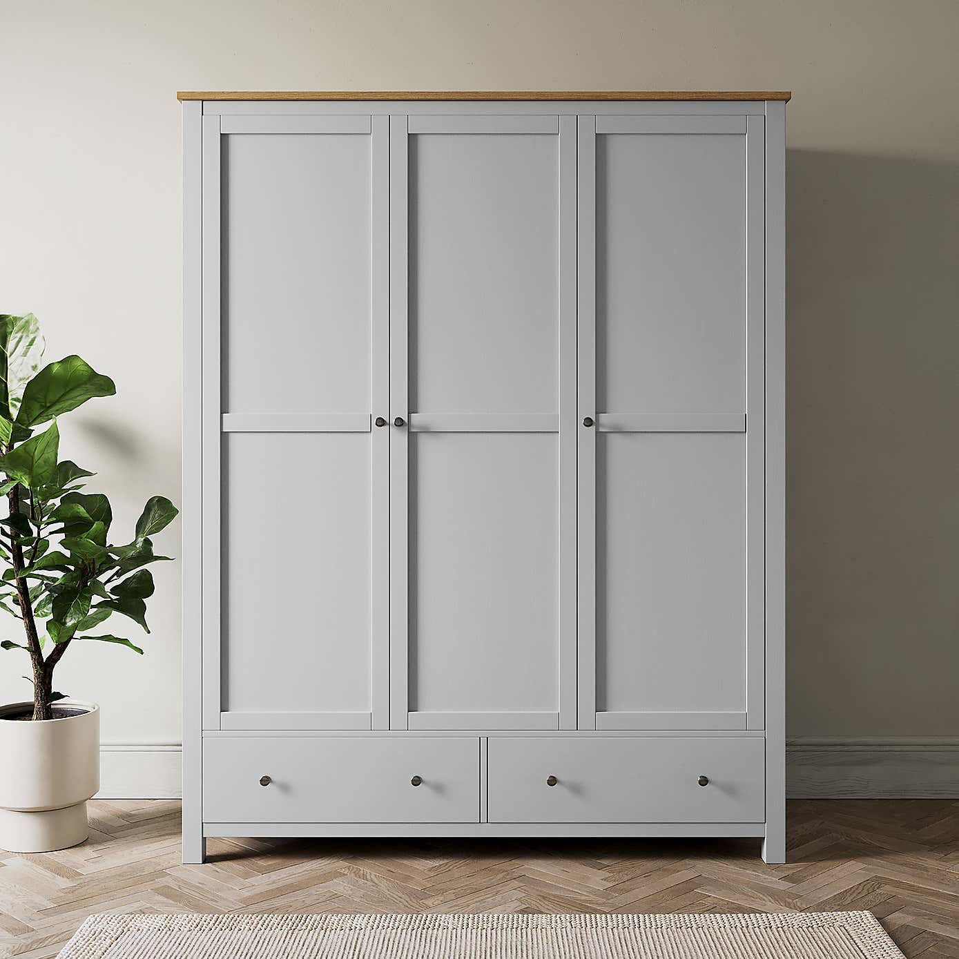 Olney Triple Wardrobe