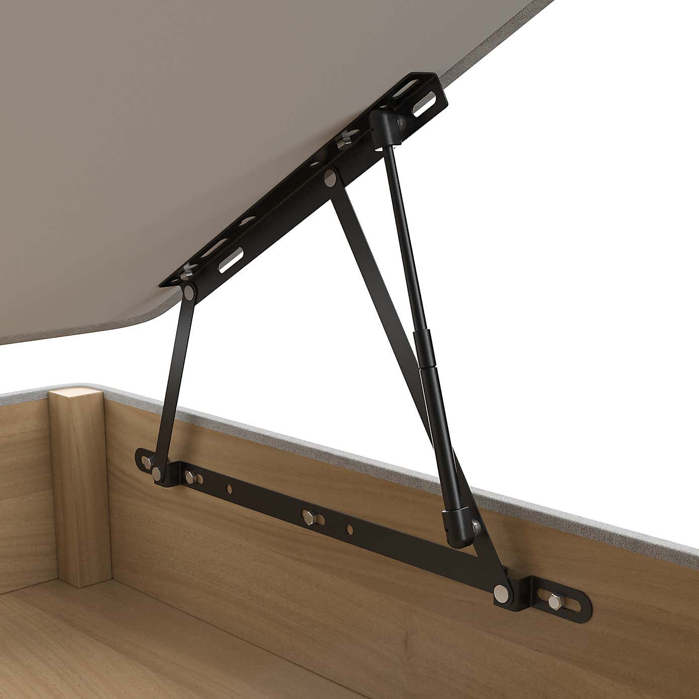 Side Chenille Ottoman Base