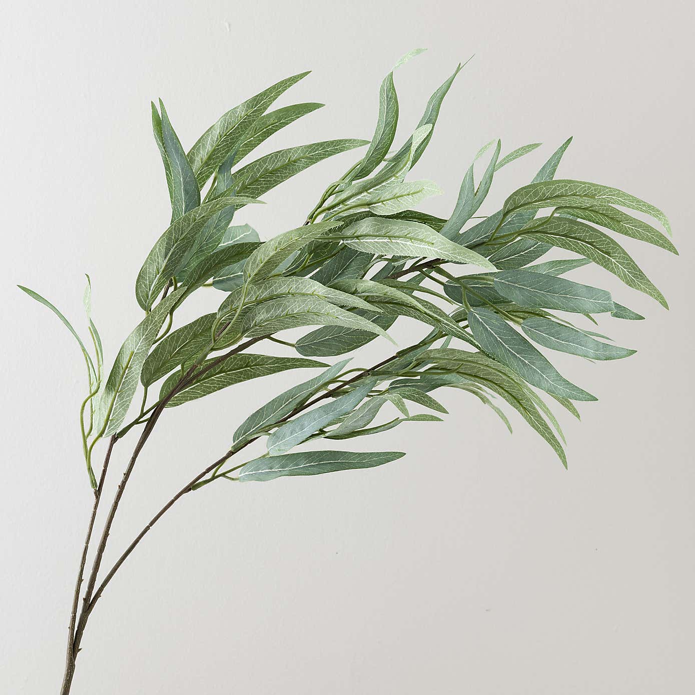 Artificial Green Leaf Stem