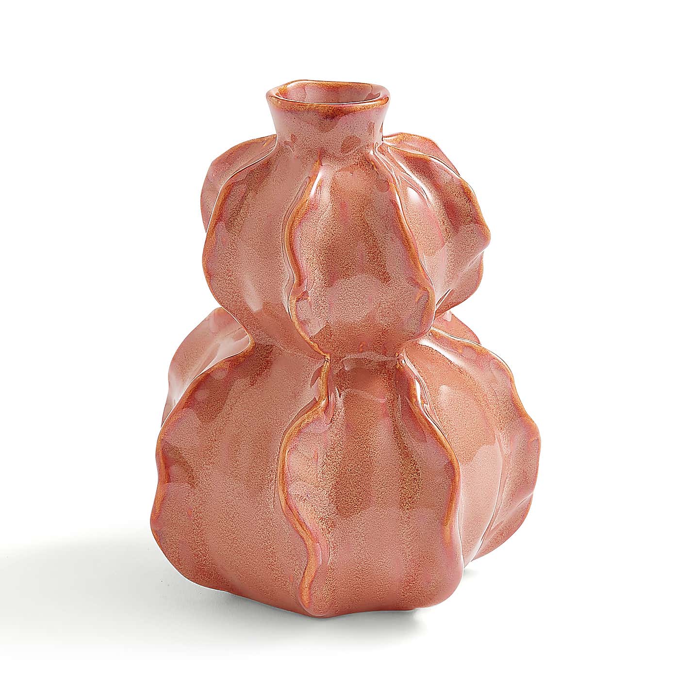 Organic Curved Ceramic Vase