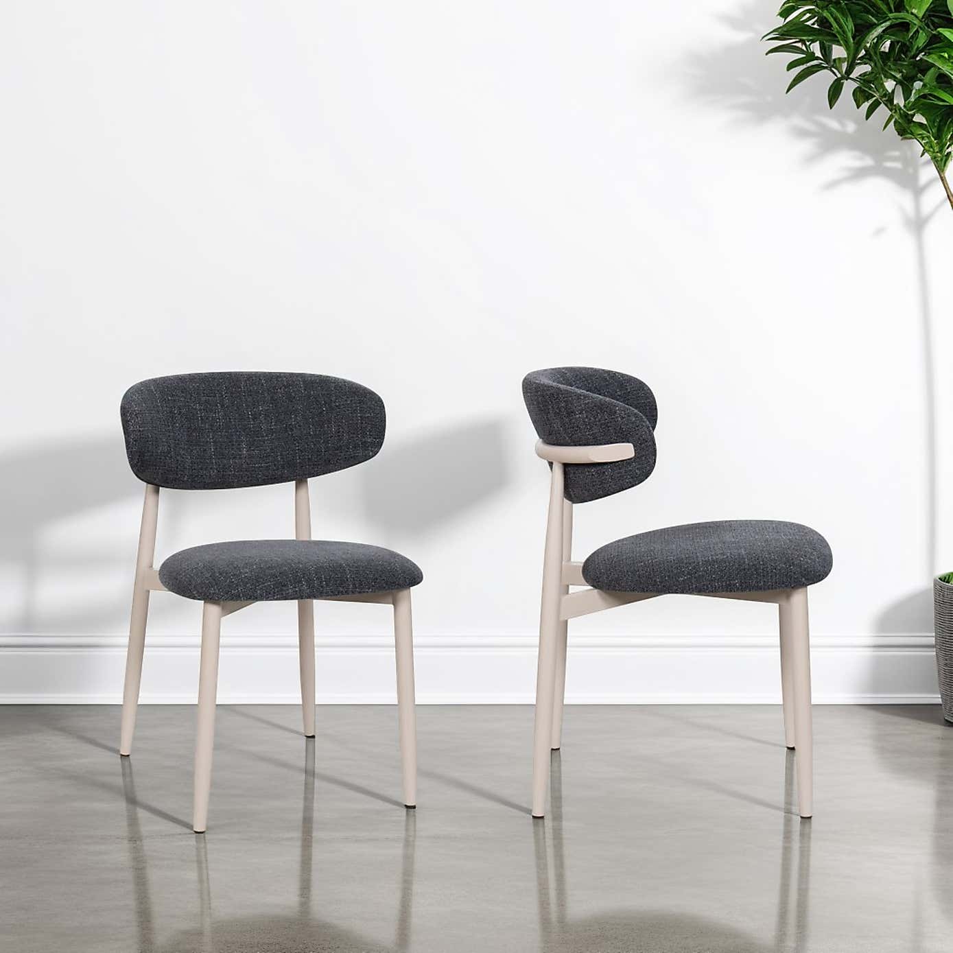 Indus Valley Set of 2 Cleo Dining Chairs