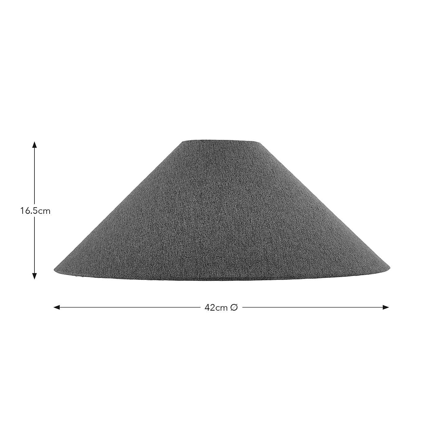 Churchgate Ashby Conical Extreme Empire Easy Fit Lamp Shade