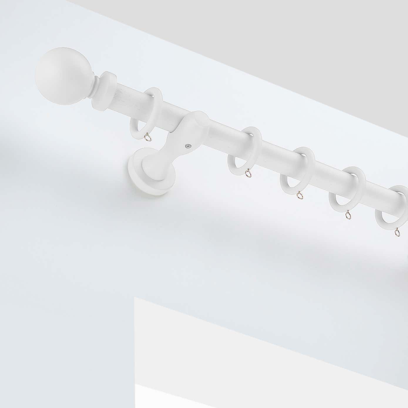 Ashton 28mm Wooden Curtain Pole