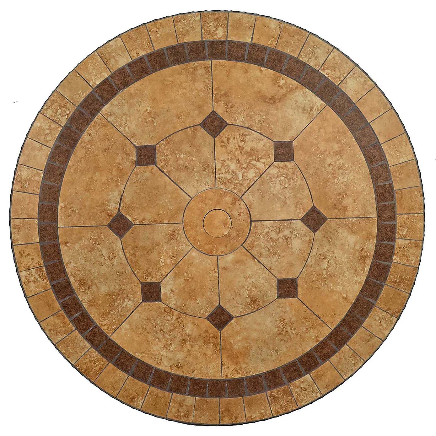 Riverside 91cm Patio Table Set with 4 Austin Chairs