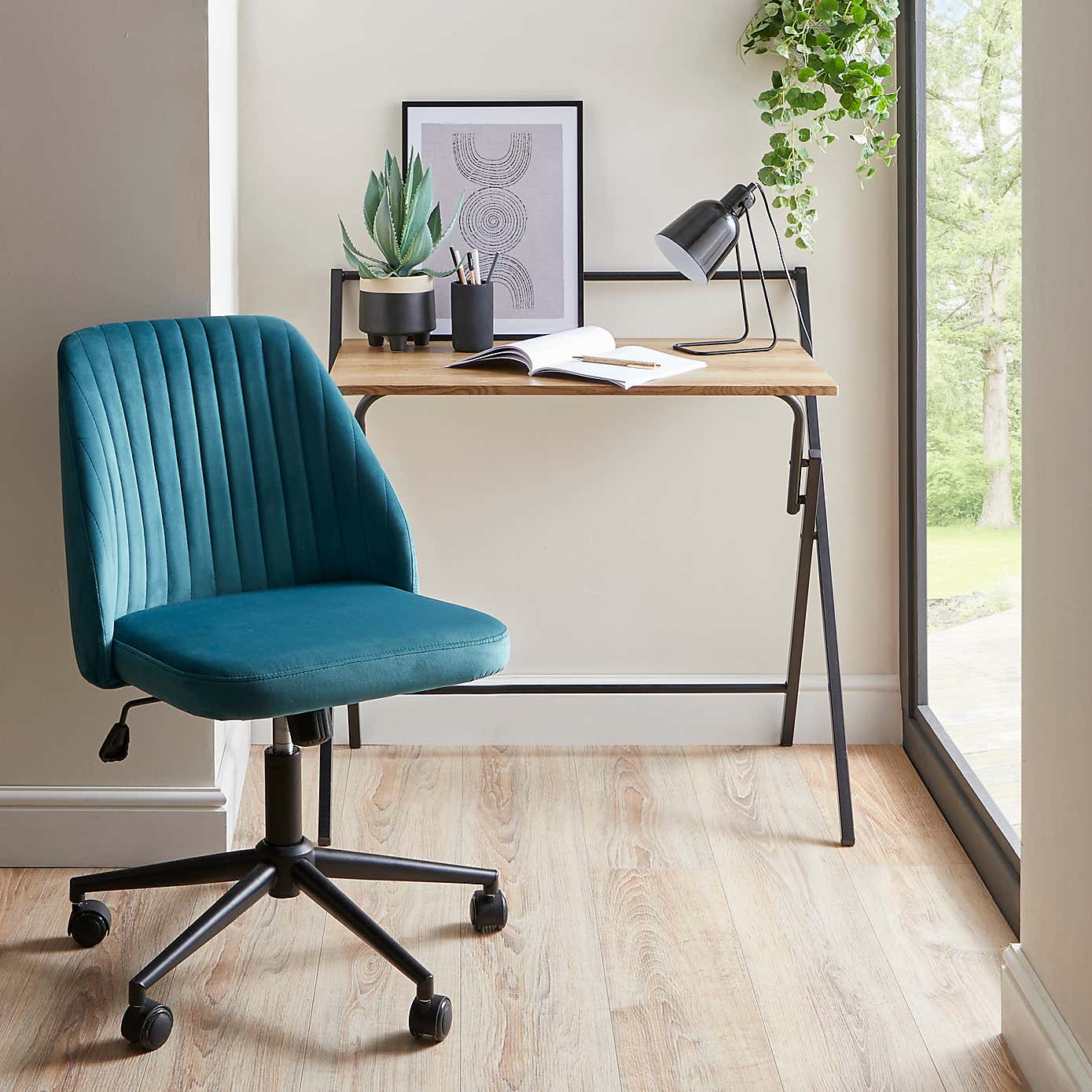 Evelyn Oak Effect Folding Desk
