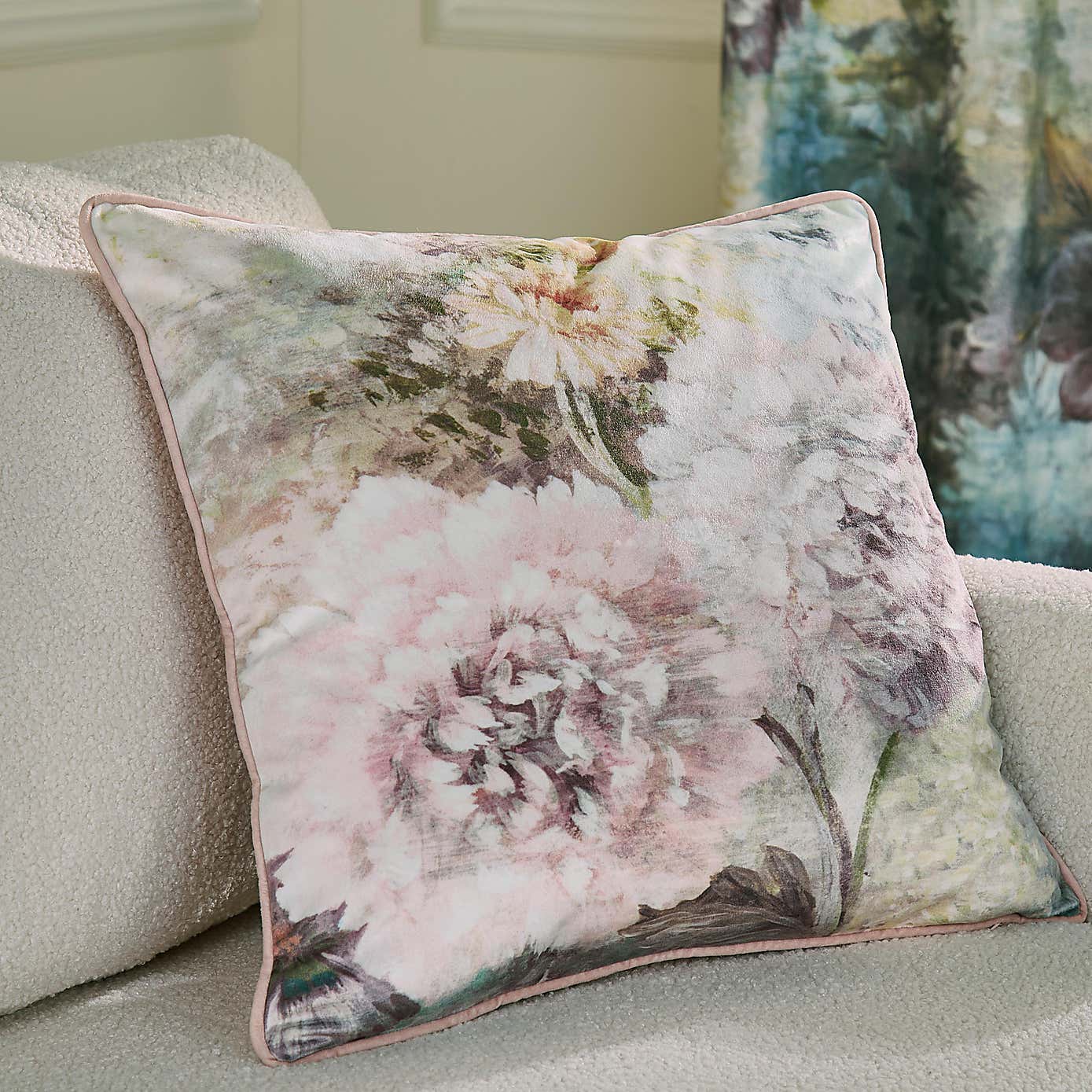 Holly Willoughby Dramatic Bloom Pencil Pleat Curtains