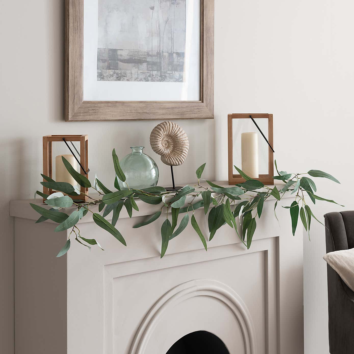 Artificial Olive Leaf Garland
