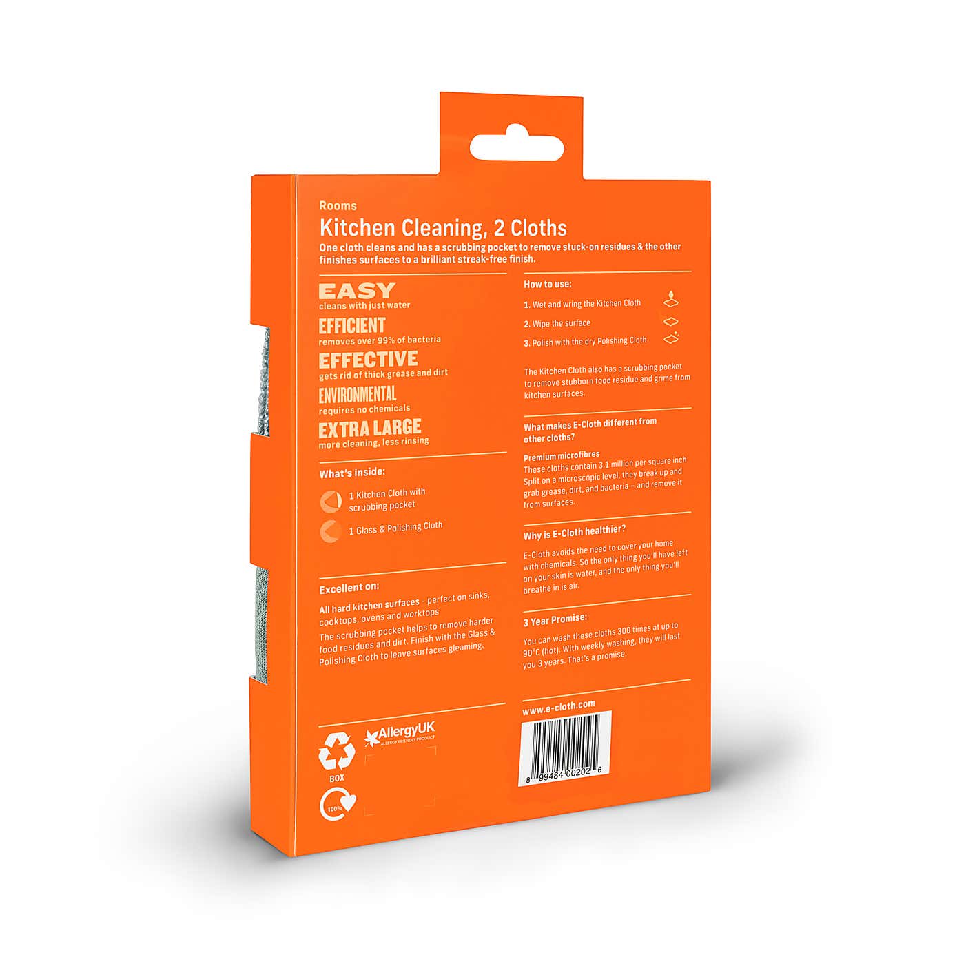 E-Cloth Pack of 2 Kitchen Cloths