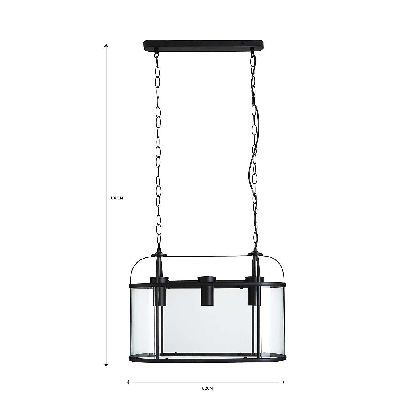 Hurricane 3 Light Ceiling Fitting