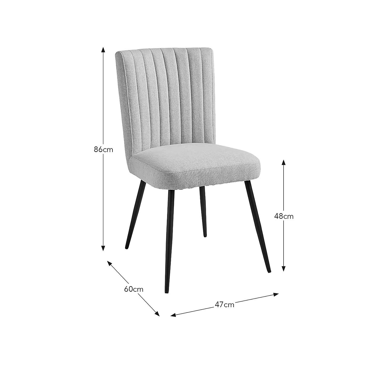 Taylor Dining Chair, Natural Fabric