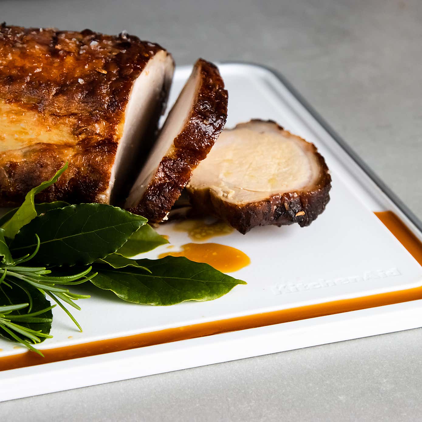 KitchenAid Classic Nonslip Chopping Board with Perimeter Trench